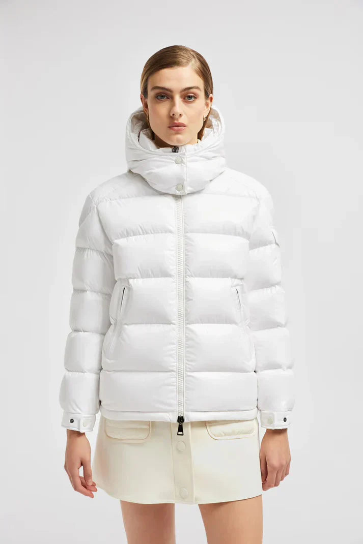Moncler  -  Doudoune blanche femme