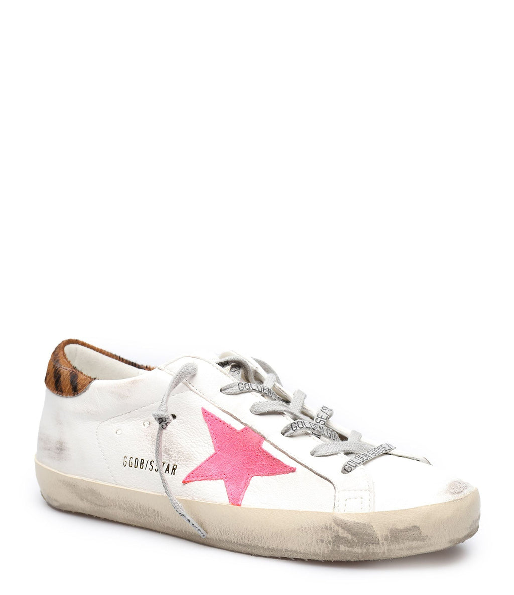 Golden Goose  -  Superstar rose-léopard femme
