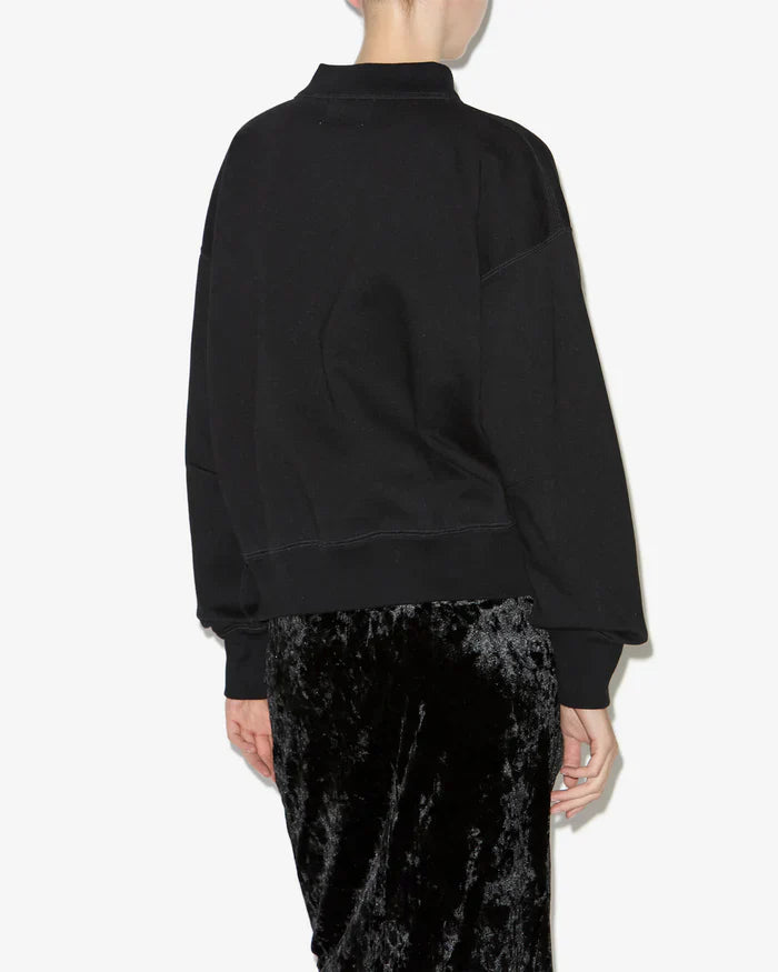 Isabel Marant  -  Pull à logo noir femme