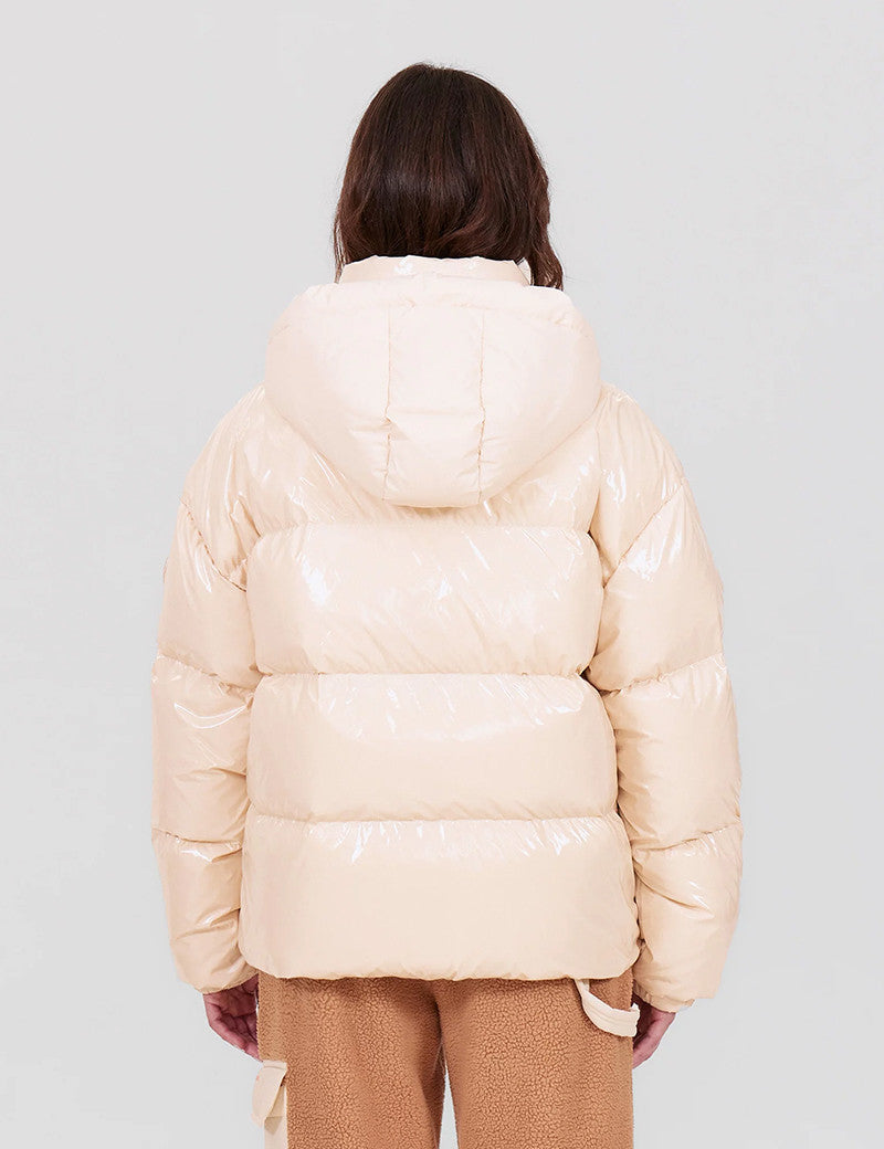 Gertrude  -  Doudoune rose brillante rose femme